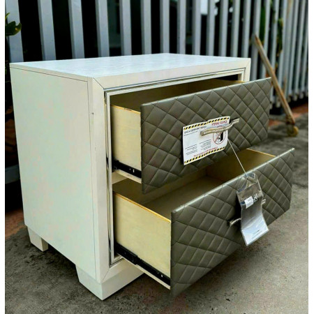 B2025W-040 : Tủ Đầu Giường + 2 Ngăn Kéo 